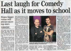 comedy tiverton theatre