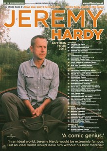 jeremy hardy tour poster