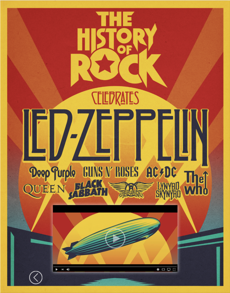 history of rock led zeppelin